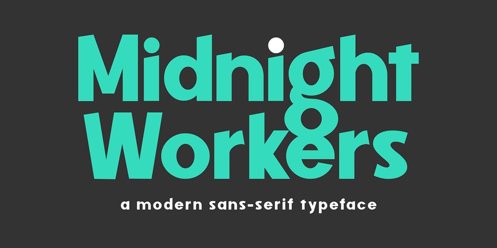 Midnight Workers font