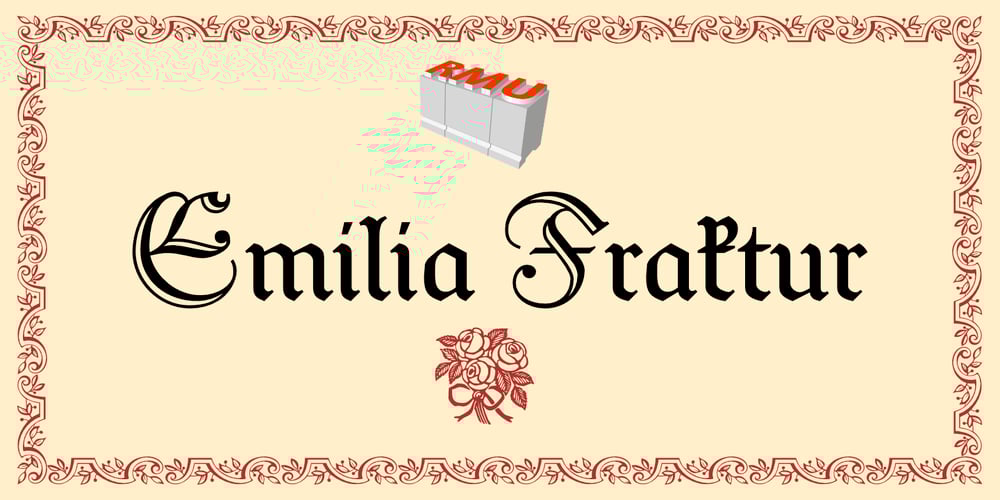 Emilia Fraktur font