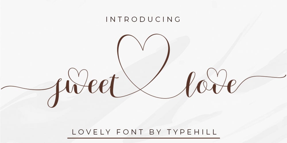 Sweet Love Script font