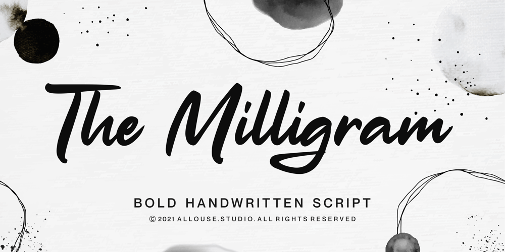 The Milligram font