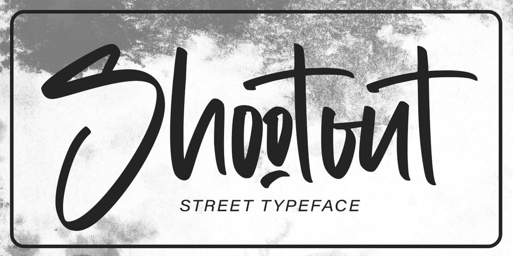 Shootout font