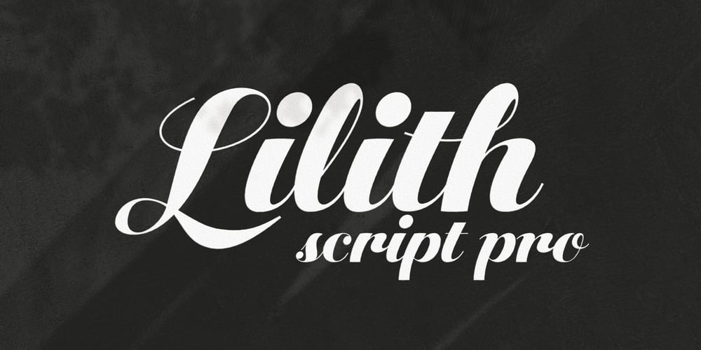 Lilith Script Pro font