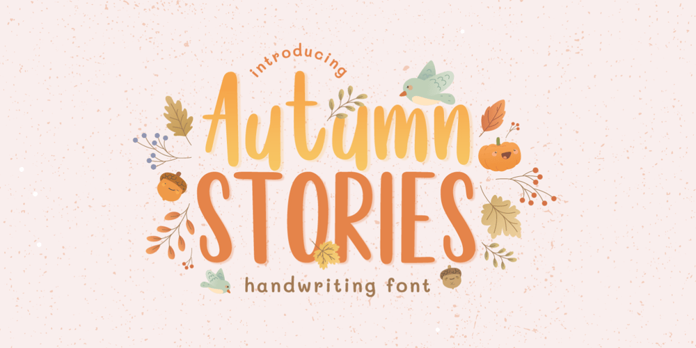 Autumn Stories font
