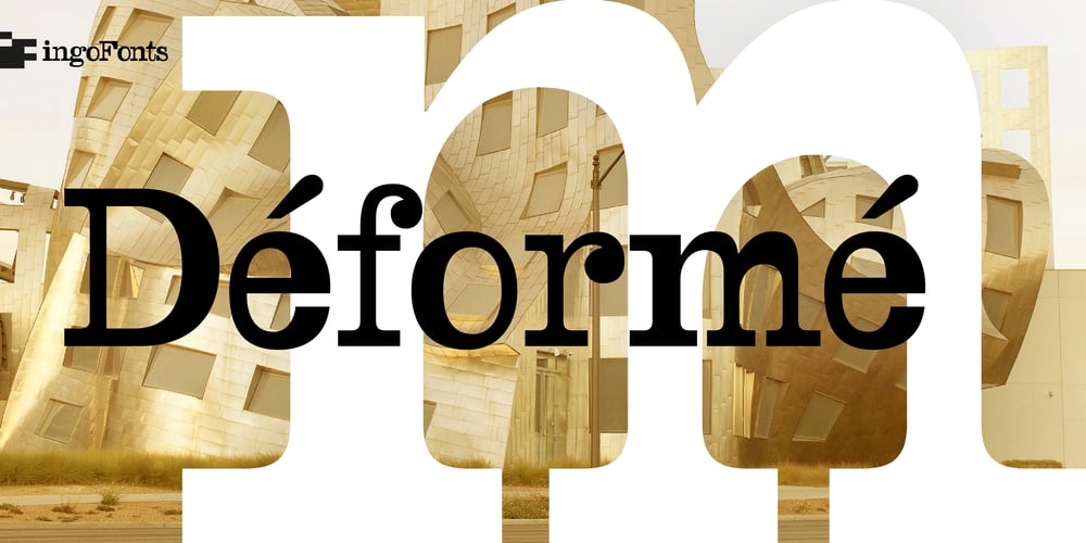 DeForme font