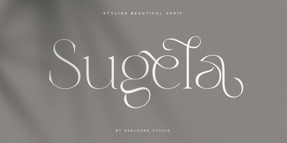 Sugela font