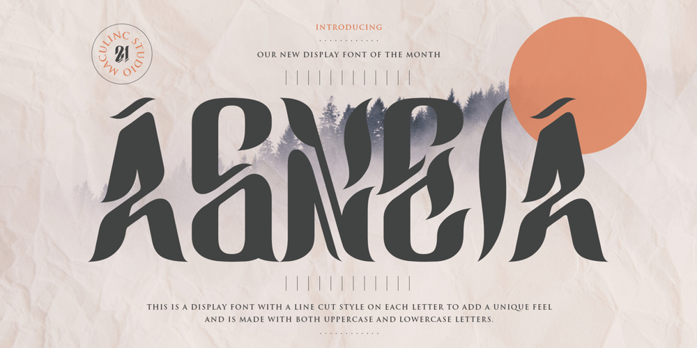 Agneia font