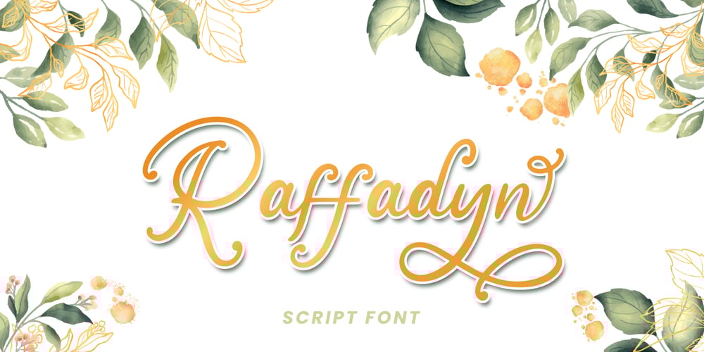 Raffadyn font
