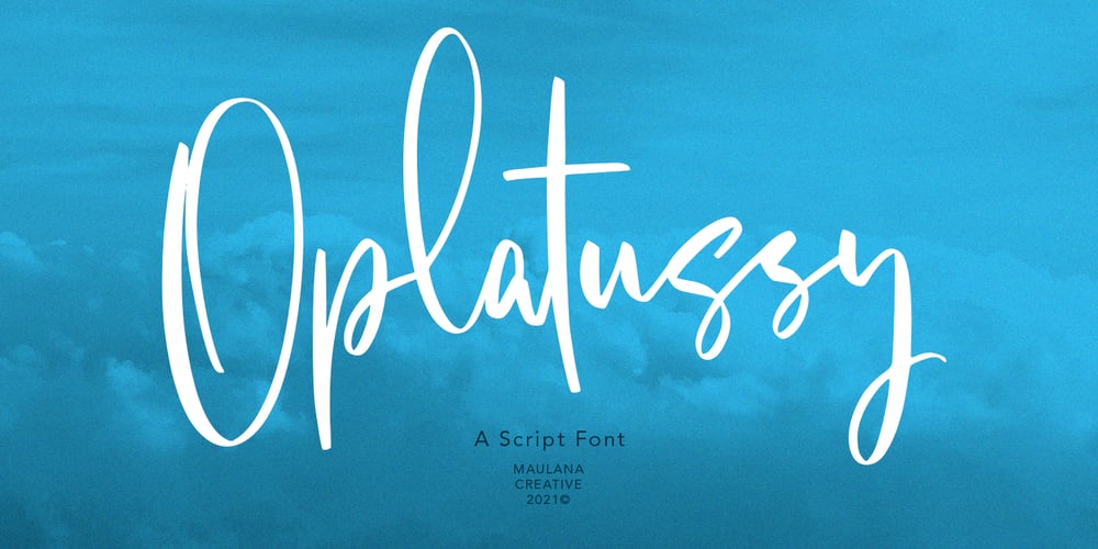Oplatussy font