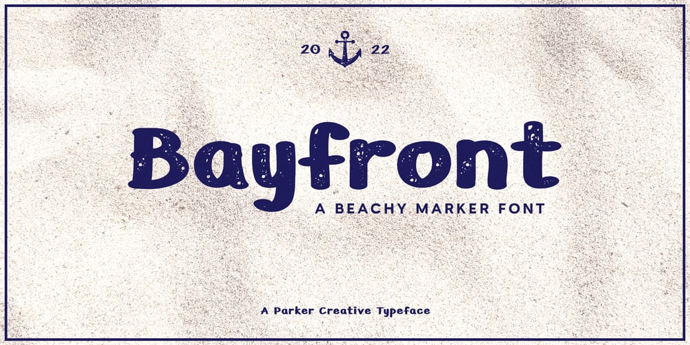 Bayfront font