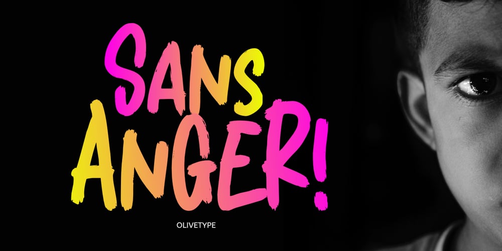 Sans Anger font