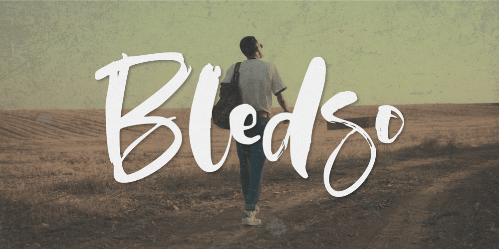 Bledso font