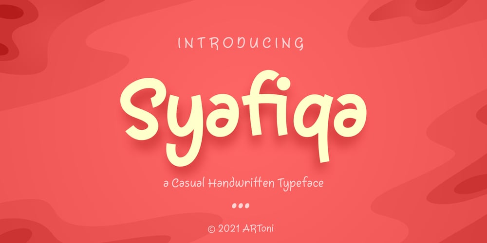 Syafiqa font