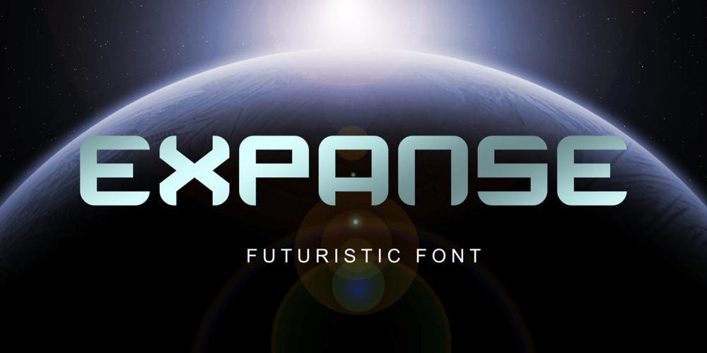 Expanse font