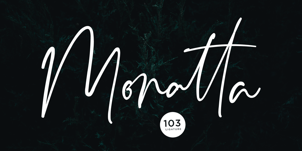Monatta font