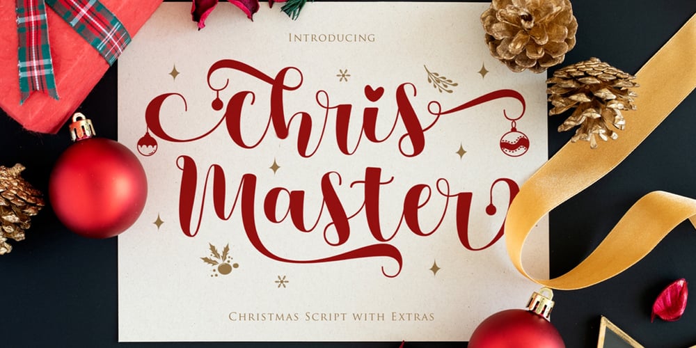 Chris Master font