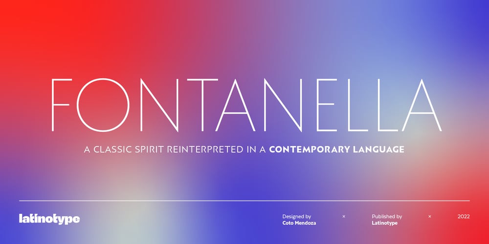 Fontanella font