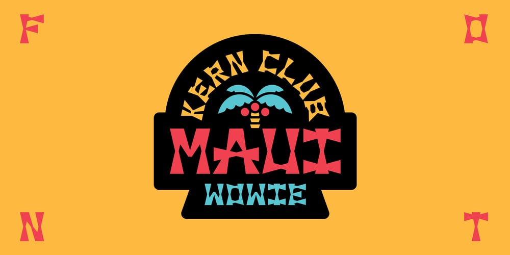 Maui Wowie font