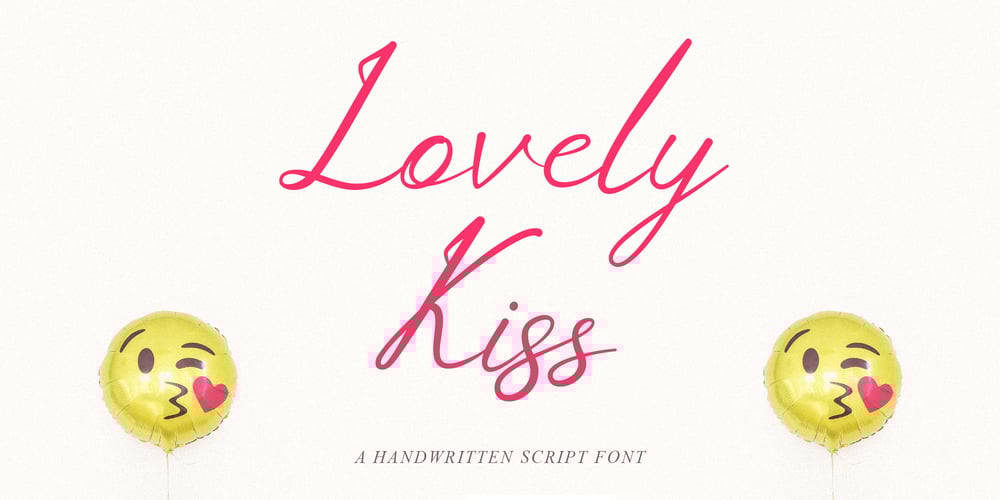 Lovely Kiss font