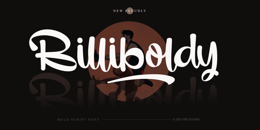 Billiboldy font
