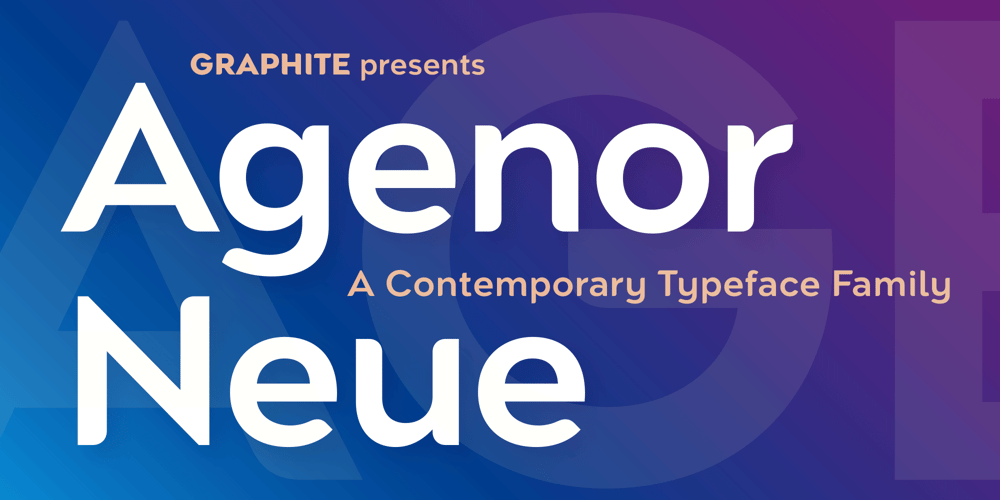 Agenor Neue font