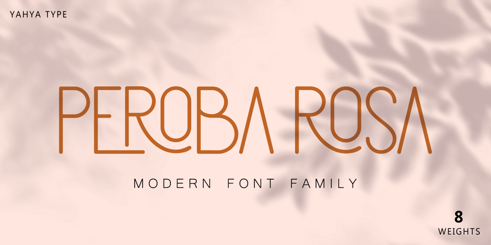 Peroba Rosa font