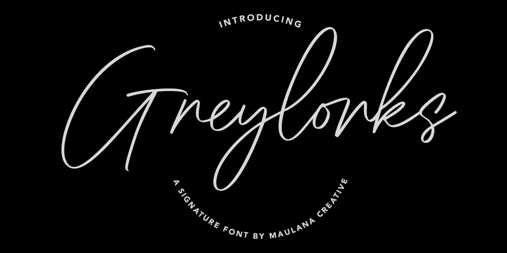 Greylorks font