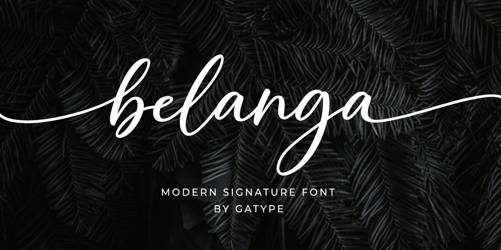Belanga font