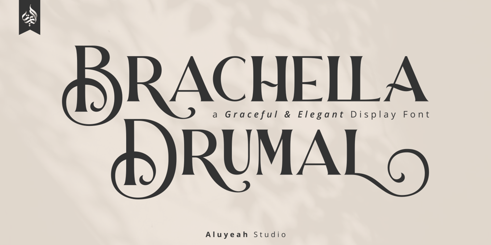 Al Brachella Drumal font
