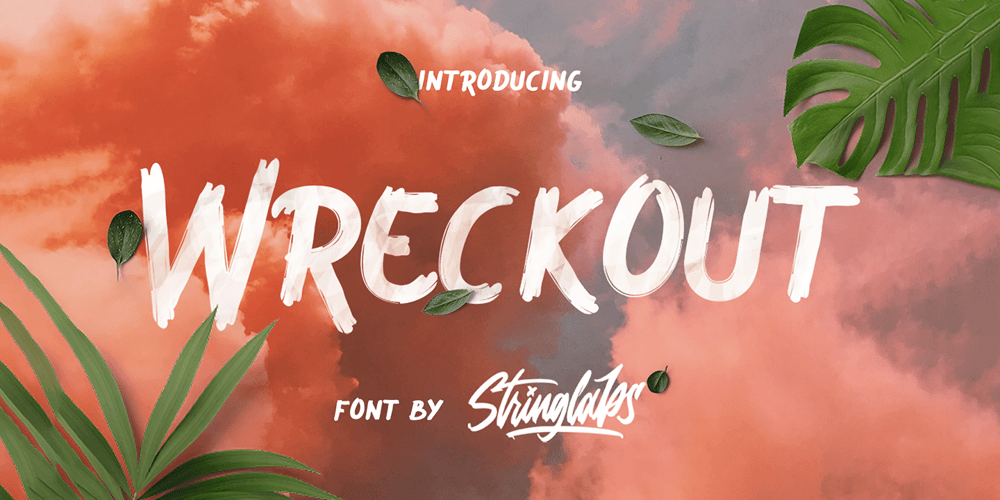 Wreckout font