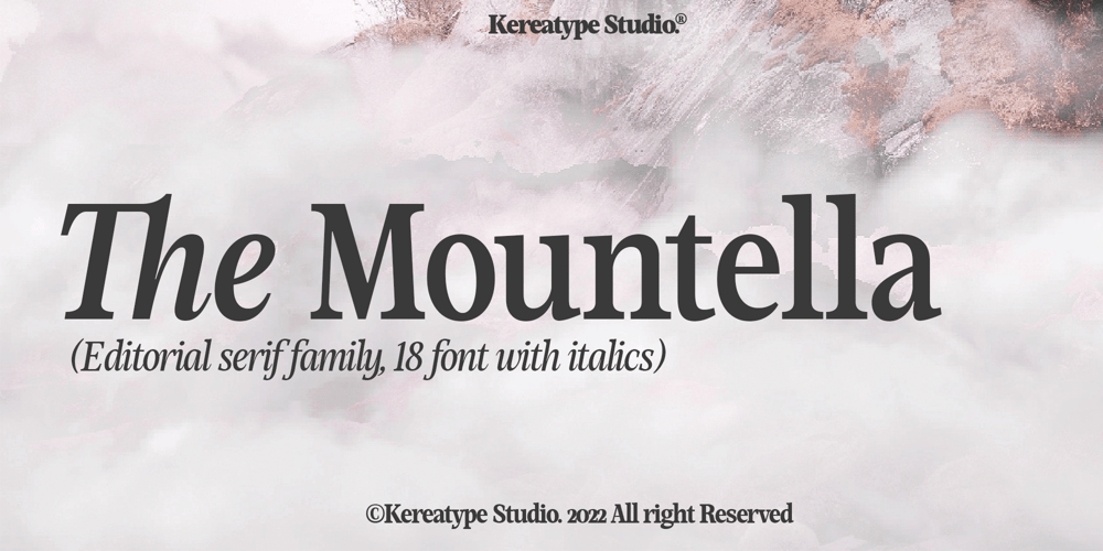 Mountella font