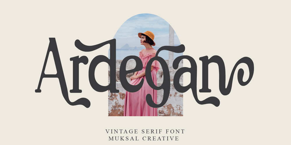 Ardegan font