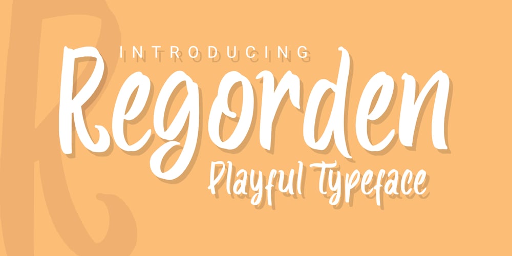 Regorden font