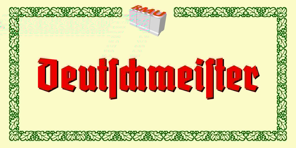 Deutschmeister font