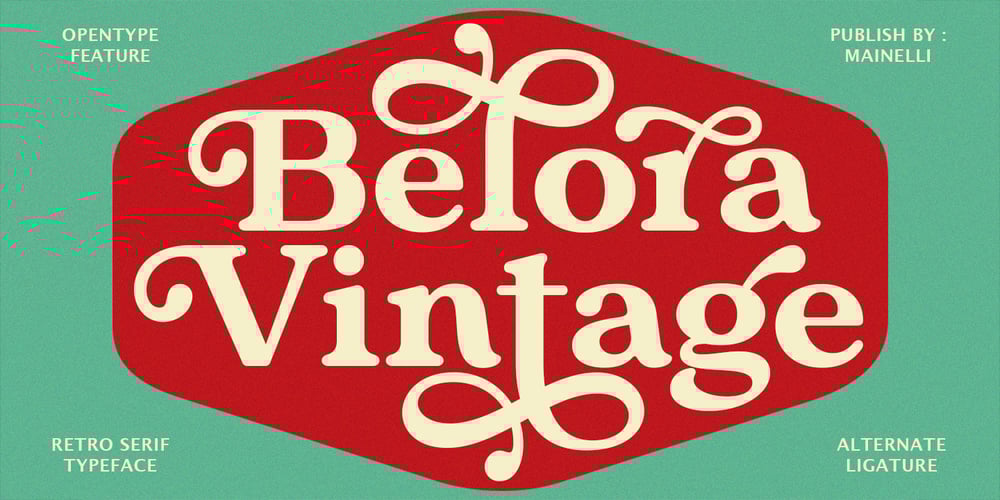 Belora Vintage font