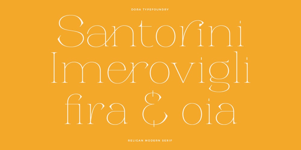 Religan font