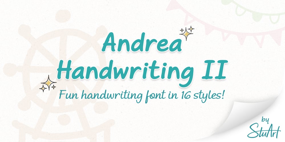 Andrea Handwriting II font