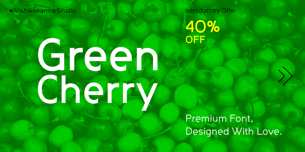 GreenCherry font