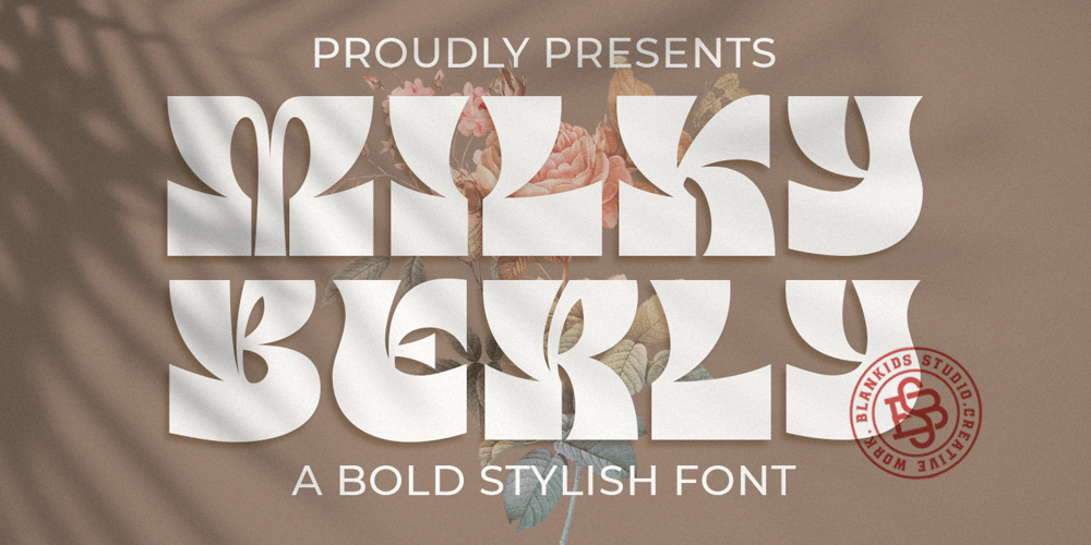 Milky Berly font