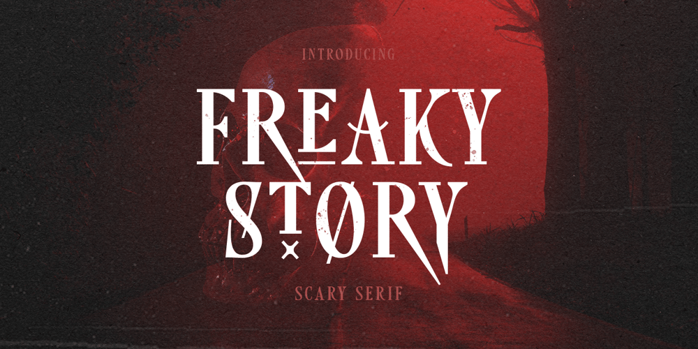 Freaky Story font