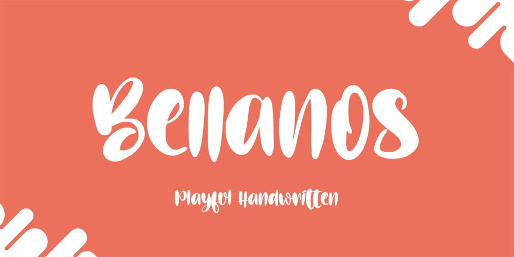 Bellanos font