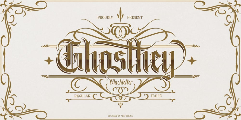 Ghosthey font
