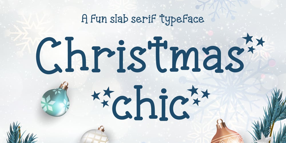 Christmas Chic font
