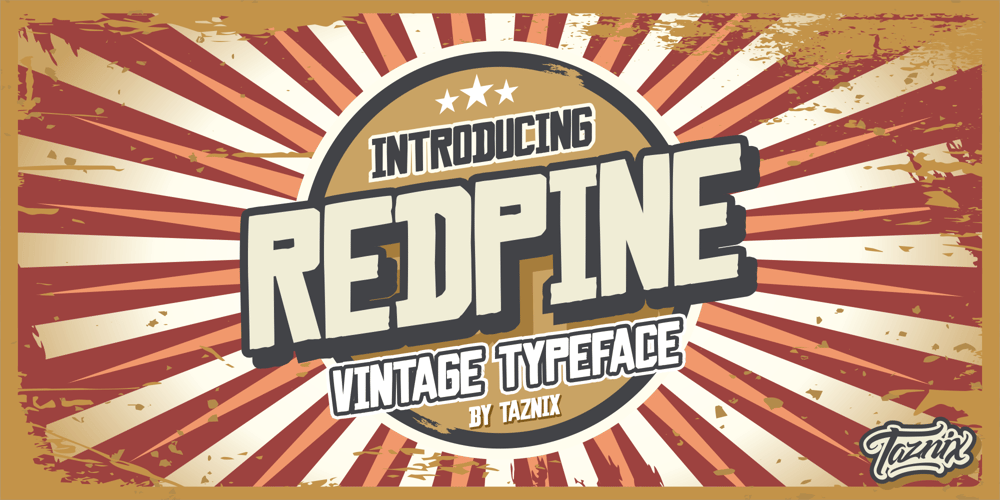 Redpine font