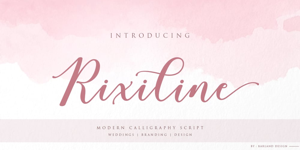 Rixiline font