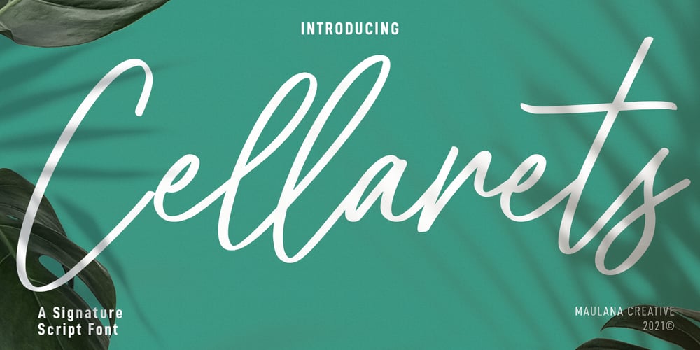 Cellarets font