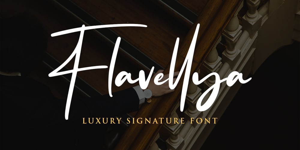 Flavellya font