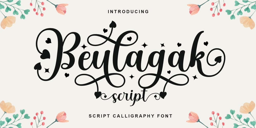 Beulagak Script font