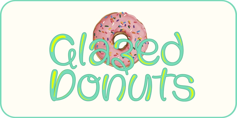Glazed Donuts font