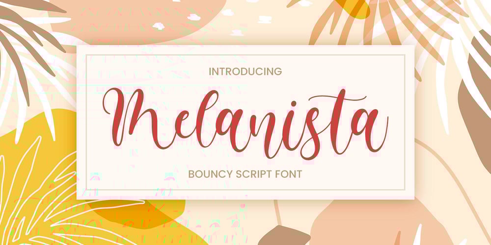 Melanista font