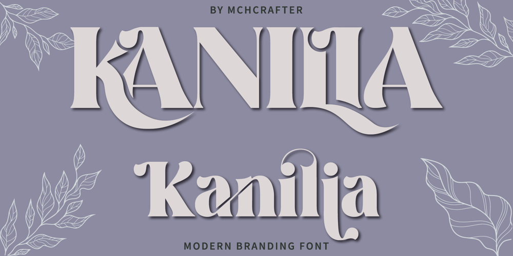 Kanilia font